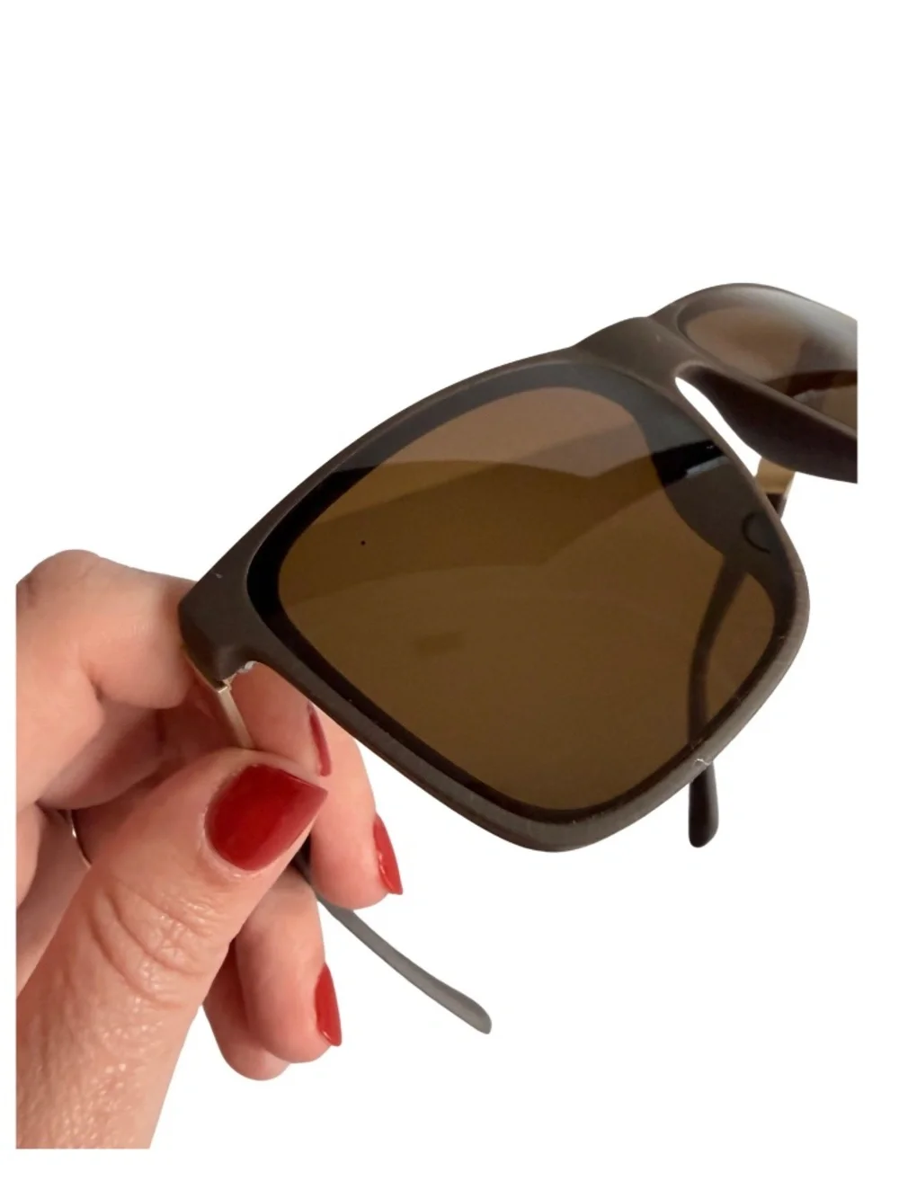 Designer-Inspired Black Oversized Sunglasses | Red Accent Arms
